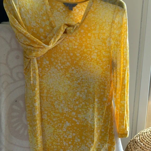 Amber Sun Yellow Patterned Top - Picture 3 of 3